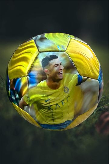 Cristiano Ronaldo Print Soccer Ball