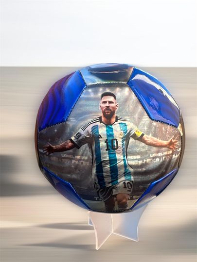 Messi Print Soccer Ball