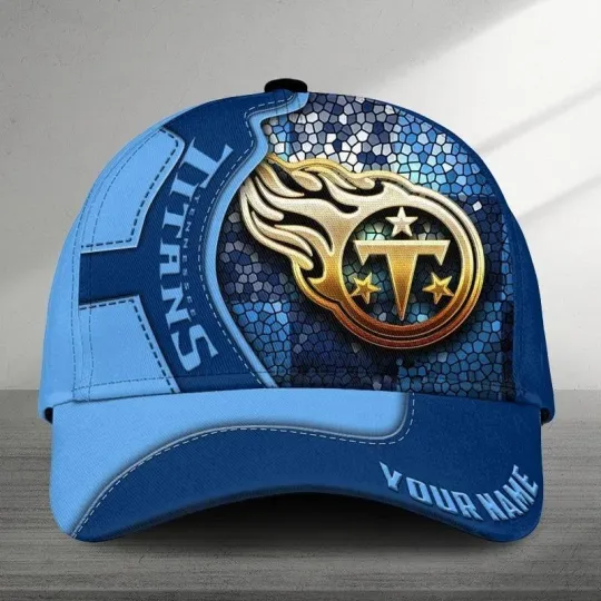 Discover Custom Name Tennessee Football Team Titanss Printed Hat - A Trendy Luxury Gift C
