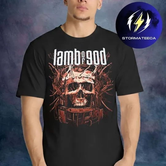 Discover Lamb Of God North America Tour 2026 Iron Crown Unisex T-Shirt
