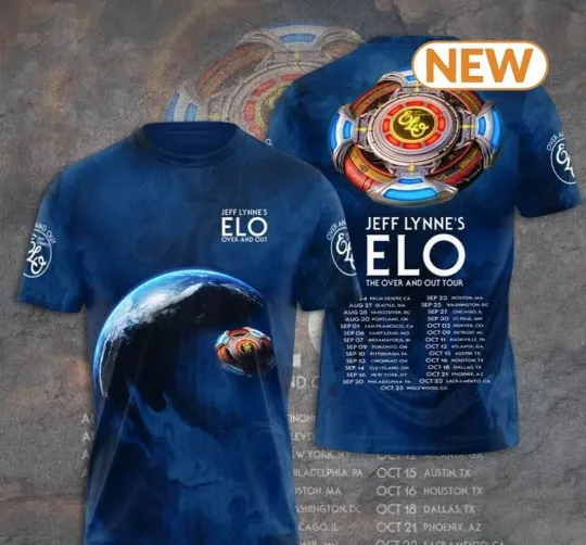 Electric Light Orchestra ELO Band Album 3D T-Shirt, Gift For Fans