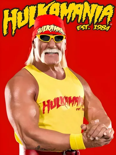 Discover Hulk Hogan Wrestling Entertainment Poster  Premium Matte Vertical Print