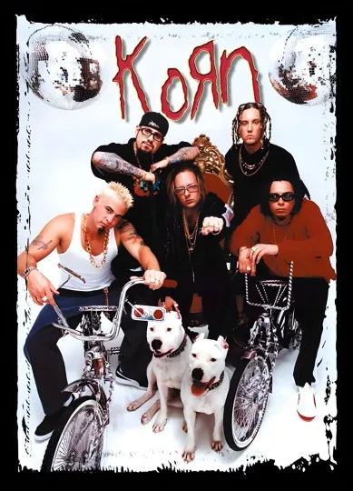 Discover 11x15 Korn Band Poster Jonathan Davis Nu Metal Photography