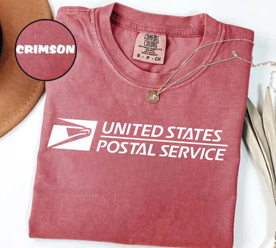 Discover Comfort ColorsUnited States Postal Service T-Shirt, Postal Service Logo Graphic Tee