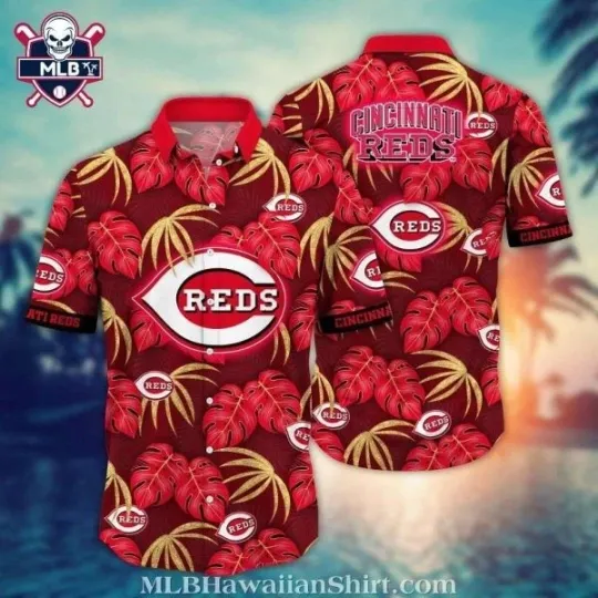 Discover Tropical Night Cincinnati Baseball Team Redss Hawaiian Shirt – Lush Palms Editio