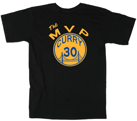 Discover BLACK Steph Curry Golden State Warriors "MVP" T-shirt jersey S-5XL