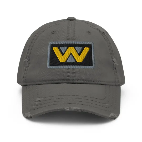 Weyland Yutani Embroidered Distressed Dad Hat, Alien Romulus Inspired