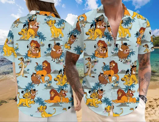 Discover Disney The Lion King Hawaiian Shirt, Simba Timon Pumbaa