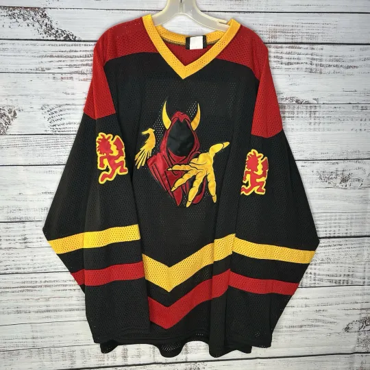 Vintage ICP Hatchet Gear Insane Clown Posse The Wraith Mesh Hockey Jersey Men’s