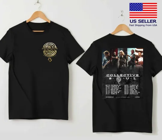 Discover Collective Soul 30Th Tour America 2026 Concert Updated Dates T-Shirt