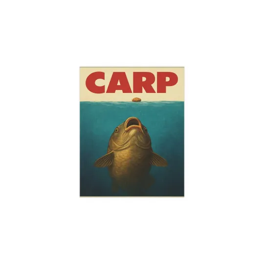 Carp Movie Silk Poster for Home Decor and Man Cave