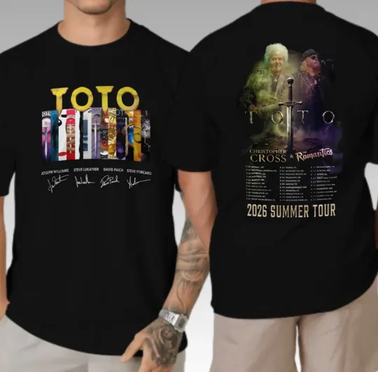 Discover Toto 2026 Summer Tour T-Shirt
