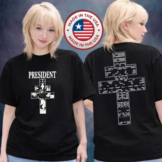 Discover President Merch North American Campaign 2026 Cross Tour Dates T-Shirt