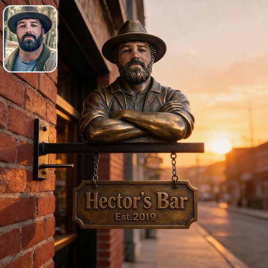 Personalized Wooden Wall Mount Sign - Every Man’s