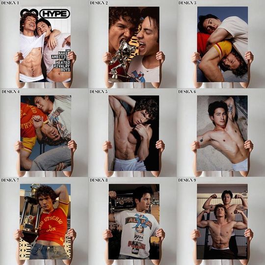 Heated Rivalry Hollanov Rolled Poster, Shane x Ilya, Hudson Williams x Connor Storrie Premium Satin Poster, 16 style Poster/Canvas