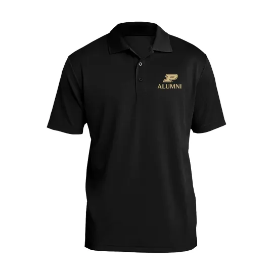 Purdue Boilermakers Alumni LC Polo Shirt - Black