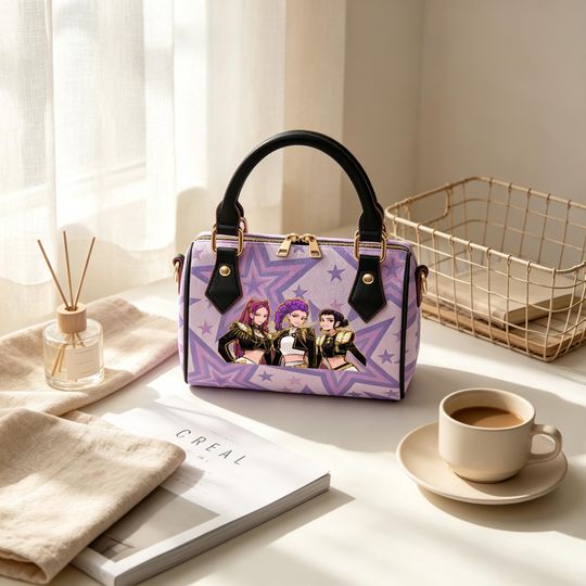 Kpop Shoulder Bag, Demon Hunter Handbag, Pop Star Idol Accessories, Cute Starry Crossbody Bag