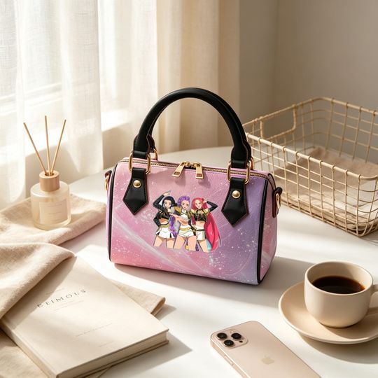 Kpop Demon Hunter Shoulder Bag, Gamer Girl Gift, Pop Star Idol Accessories, K-pop Inspired Streetwear Bag