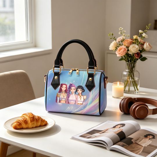 Demon Hunter Handbag, Kpop Girl Purse, Pop Star Idol Accessories,  K-pop Inspired Anime Streetwear Bag