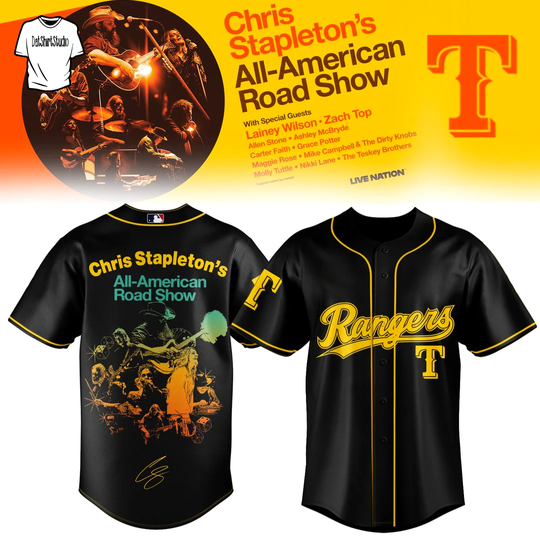 Texas Rangers x Chris Stapleton Limited Edition Jersey