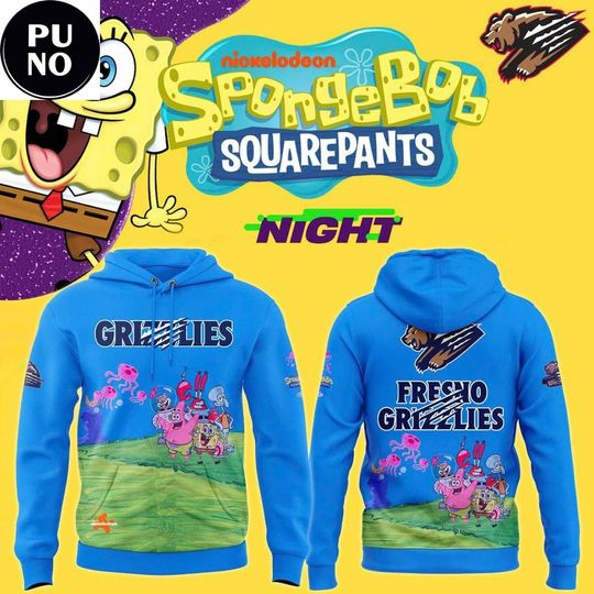 Fresno Grizzlies x SpongeBob Night 2026 Hoodie