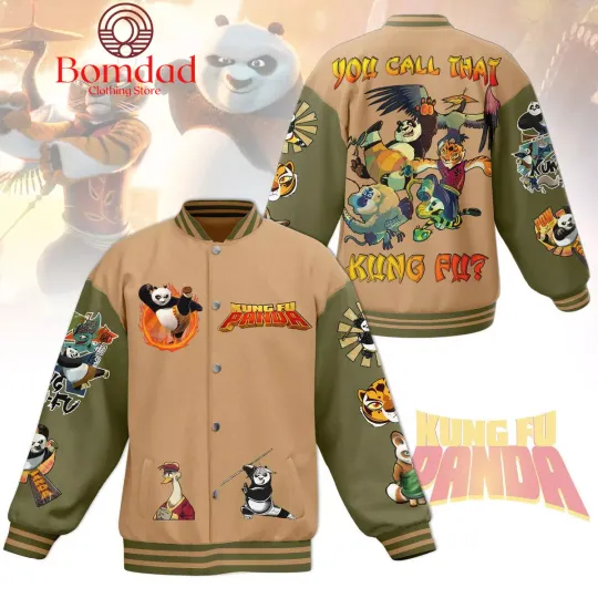 Kung Fu Panda You Call That Kung Fu Baseball Jacket