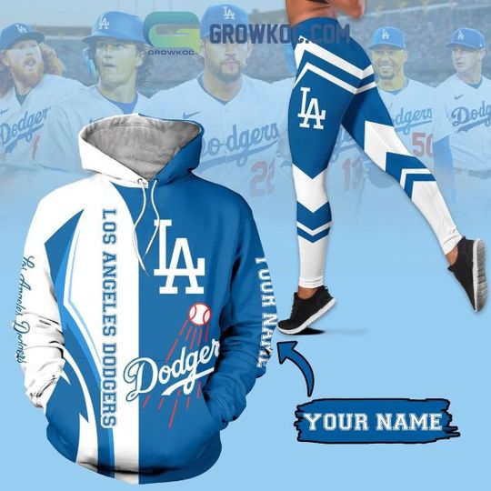 Discover Personalized Los Angeles Dodgers Hoodie Leggings Set