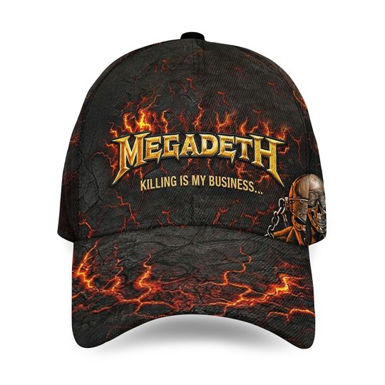 Megadeth Killing Is My Business 3D Over Print Cap