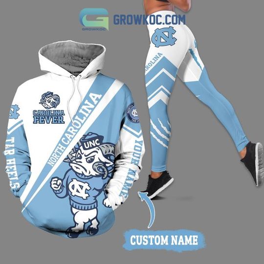 North Carolina Tar Heels Carolina Fever Hoodie Leggings Set
