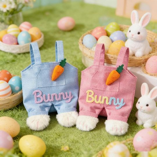 Explore Yarn Name Bunny Overalls Totes