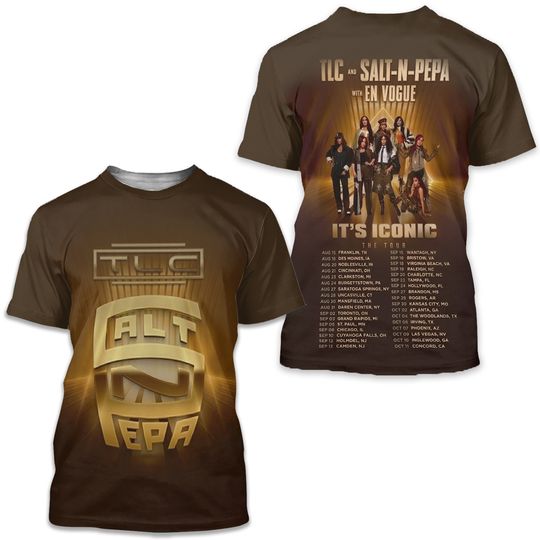 TLC And Salt-N-Pepa It’s Iconic The Tour T-Shirt 3D
