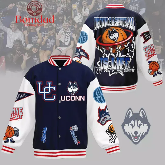 Uconn Huskies Forever Baseball Jacket