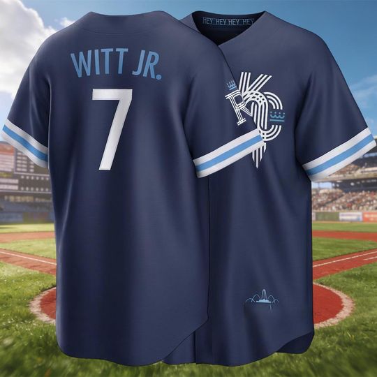Discover Personalized Bobby Witt Jr. #7 Kansas City Royals City Connect Jersey