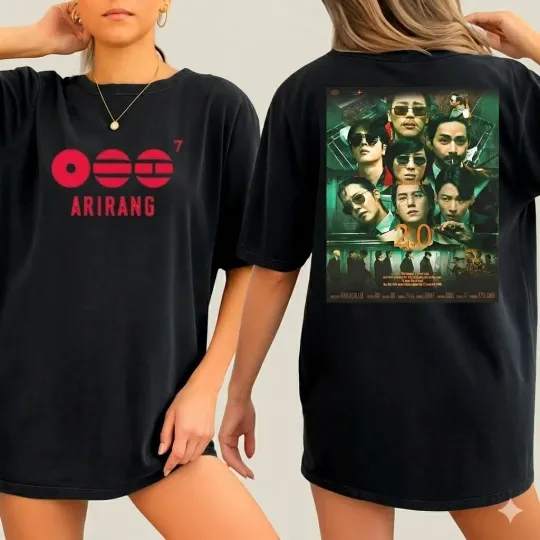 Discover BTS 2.0 Arirang T-Shirt, Vintage BTS World Tour 2026 Fan, Gift For Fan