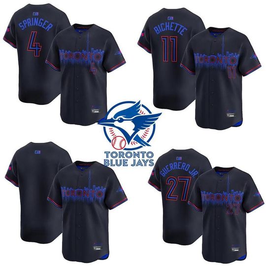Personalized Toronto Blue Jays Black Baseball Jersey, Custom Name Number,A Thoughtful Gift