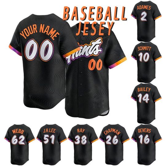 Custom San Francisco Baseball Jersey, Personalized Name Number Shirt, AII Stitched Shirt