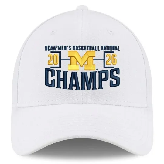Discover Michigan Wolverines 2026 NCAA Basketball National Champions Cap
