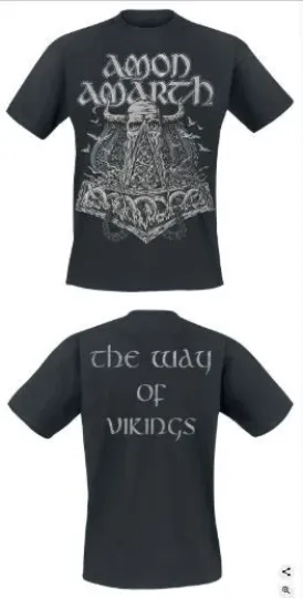 Amon Amarth "Skullship" T-Shirt tour 2026 black Full Size