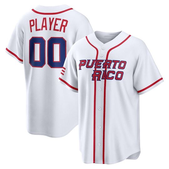 Custom Puerto Rico Style Baseball Jersey, Personalized Stitched Name Number Fan Shirt Men/Youth Size,Superb birthday gift ,Memorial Day Gift