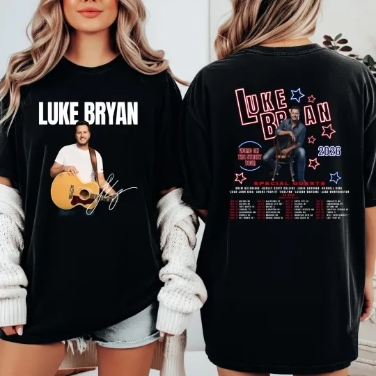 Luke Bryan Word On The Street Tour 2026 Shirt