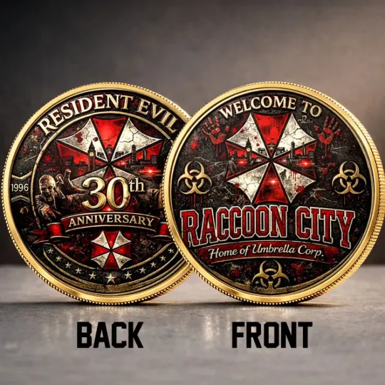 Resident Evil 30th Anniversary Commemorative Coin