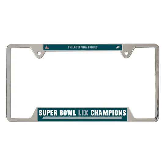 Philadelphia Eagles Super Bowl 59 Champions License Plate