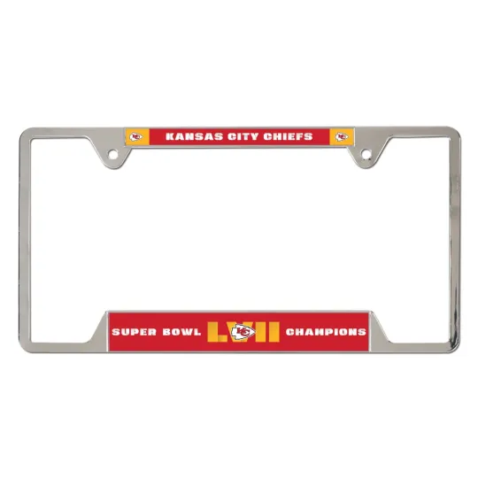 Kansas City Chiefs Super Bowl 57 LVII Champions License Plate