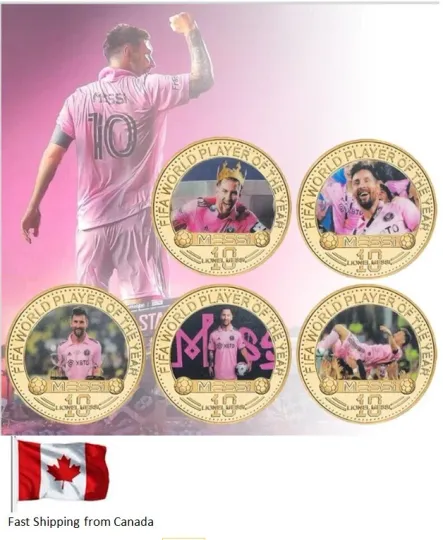 Discover Lionel Messi  Soccer  World Player of the Year Coin