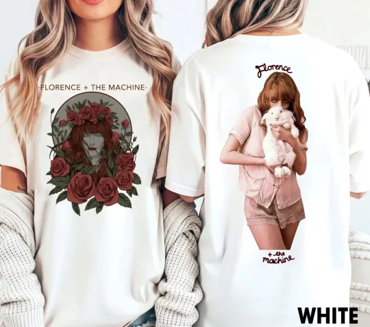 Florence and the Machine Shirt Front and Back, 2026 US Tour T-Shirt