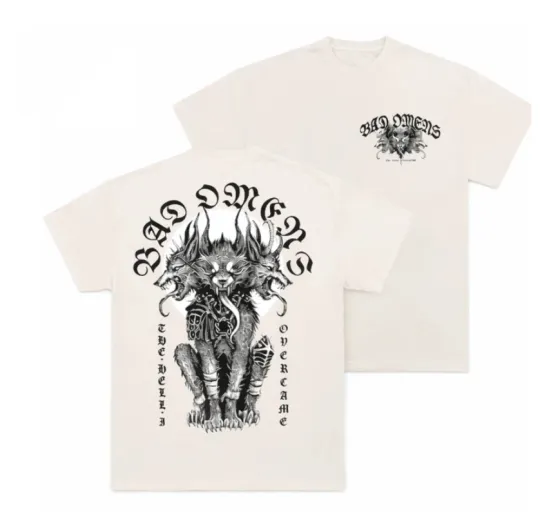 SALE!!! Bad Omen Band DYFL NA Tour Merch 2026 reprint Sand T-Shirt S-5XL