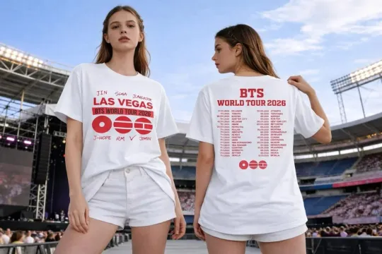 BTS World Tour 2026 Arirang Shirt Personalized Army Fan Gift Two Sided Tee