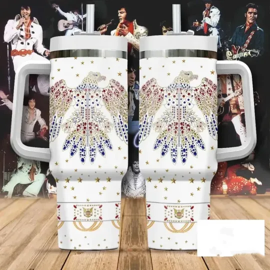 Discover Elvis Presley Tumbler 40oz, Elvis The King Tumbler Cup