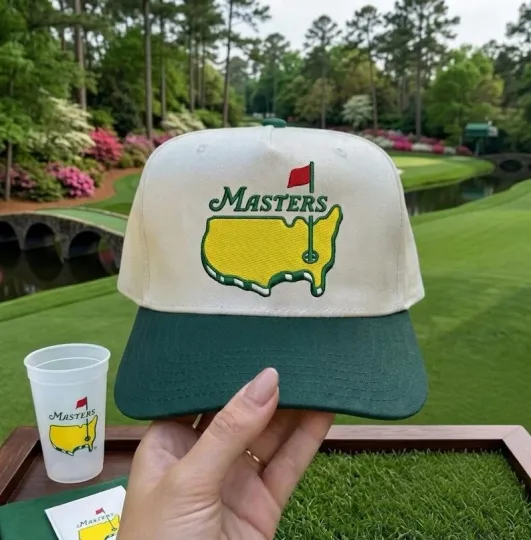 2026 Masters Tournament Augusta National Embroidered Cap, Golf Lover Gift