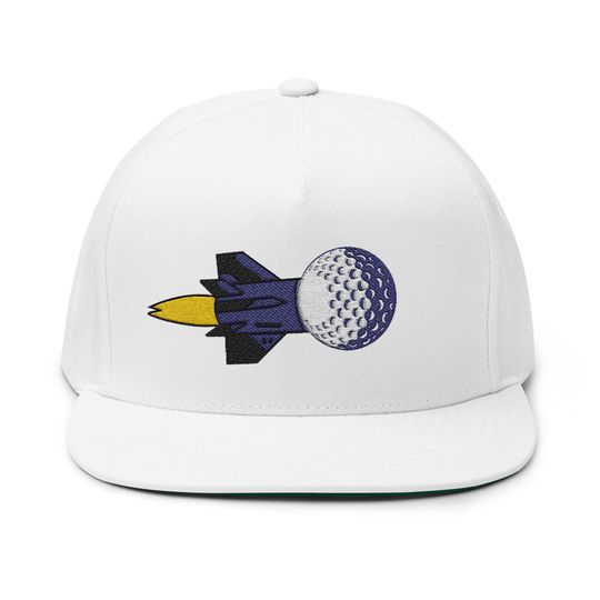 Discover Pin Seeker Embroidered Cap | Flat Bill Snapback